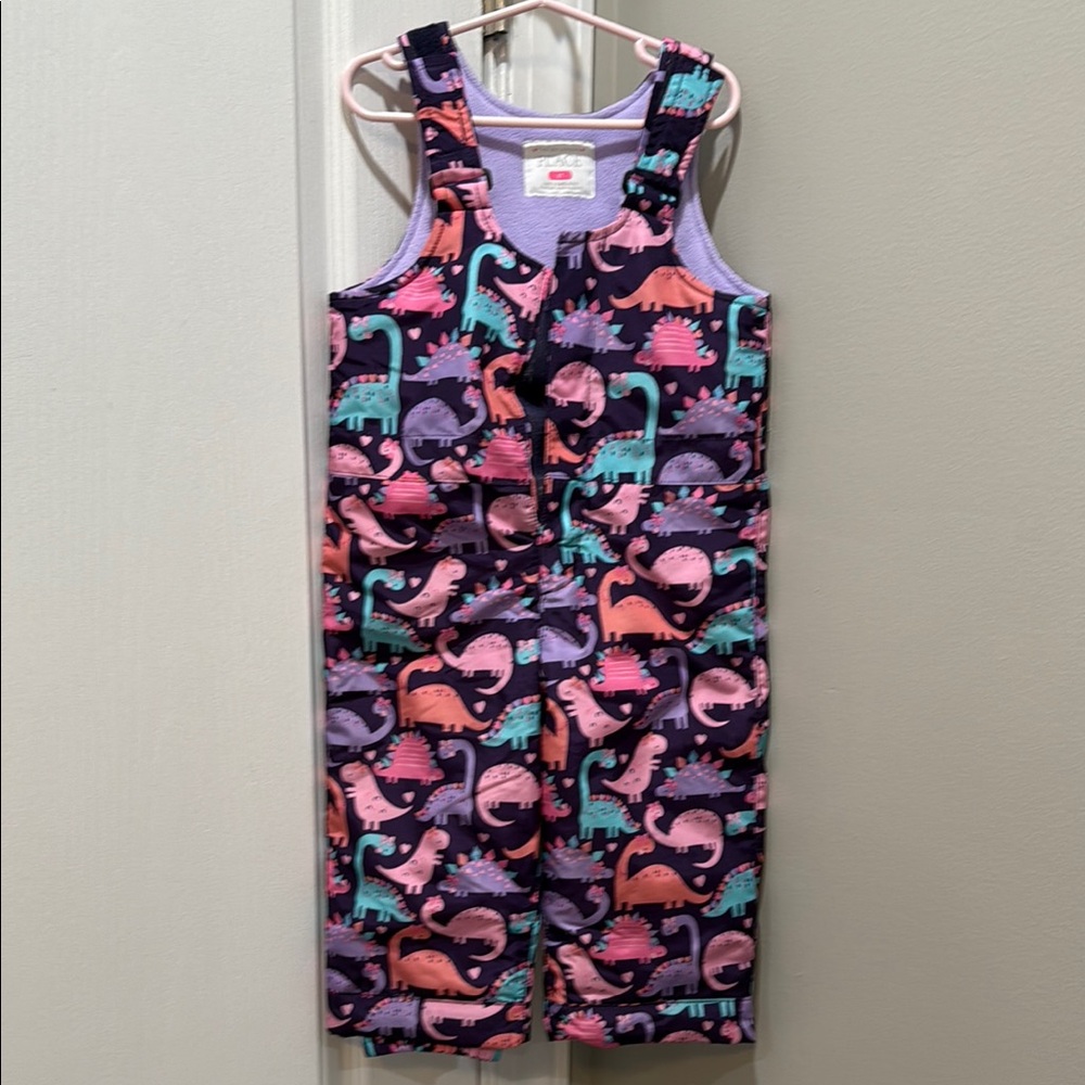 The Children's Place Multicolor Dinosaur Snow Bibs